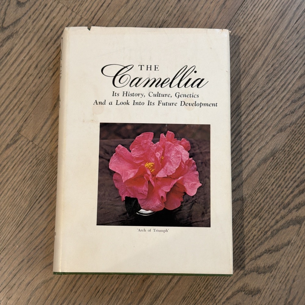 Vtg The Camellia History Culture Genetics 1978 Hardcover Feathers Brown